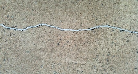 A slice of sidewalk. | No enlargement available. Cement pattern.
