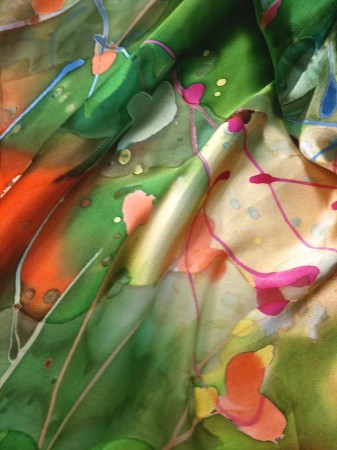 High-end printed silk.