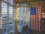 Flag at National Airport, Washington, DC