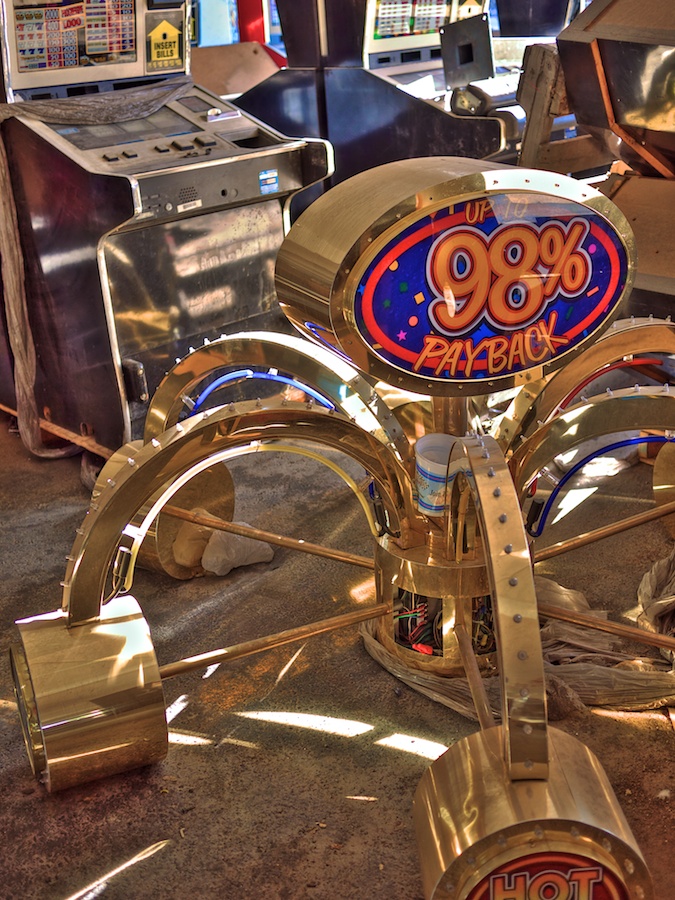 Slot Machine Graveyard, The Golden Nugget, Las Vegas