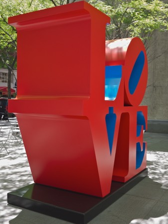 While it's certainly not the case that 'All you need is love,' it's a very good start. | No enlargement available. Love Sculpture, NYC