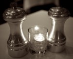 Salt & Pepper + Candle