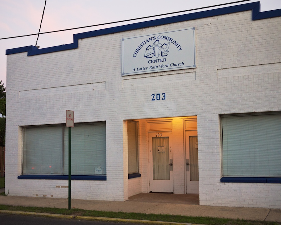 Storefront church in Del Ray, Alexandria, VA