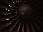 A Pratt-Whitney engine at the Air & Space Museum.