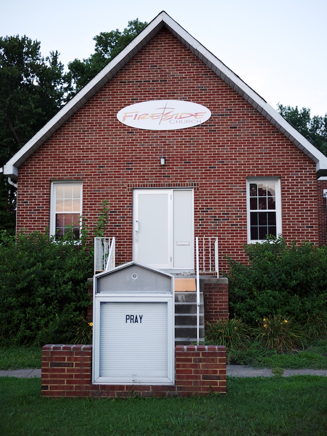 Church front.