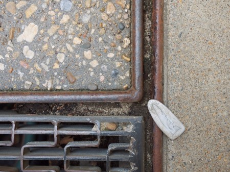 SIdewalk litter.