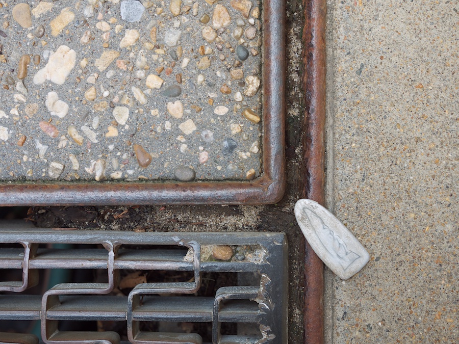 SIdewalk litter.