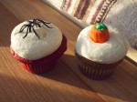Halloween themed cupcakes.