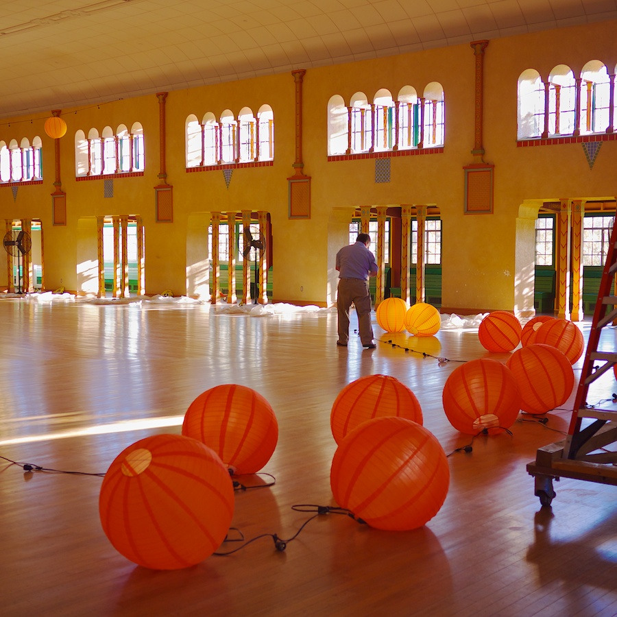 Preparations at the Glen Echo Ballroom