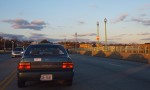 Traffic on Key Bridge, Washington, DC