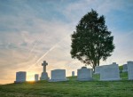 Arlington National Cemetery sunset.