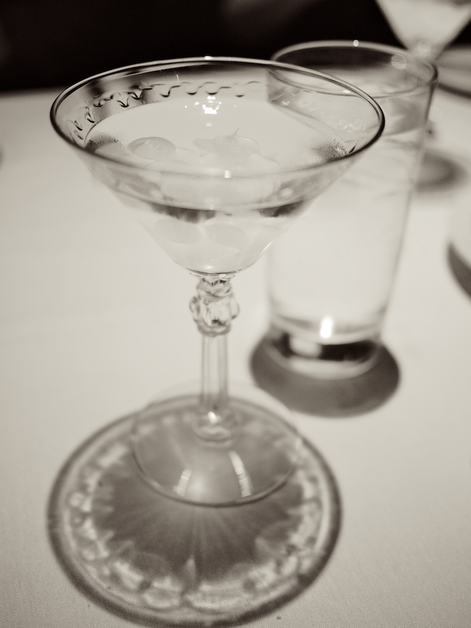 Classic Gibson as served at the Old Ebbitt Grill, Washington, DC