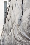 Covered scaffolding, Georgetown, DC