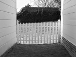 White picket fence at Mt. Vernon, Alexandria, VA