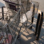 Shopping carts.