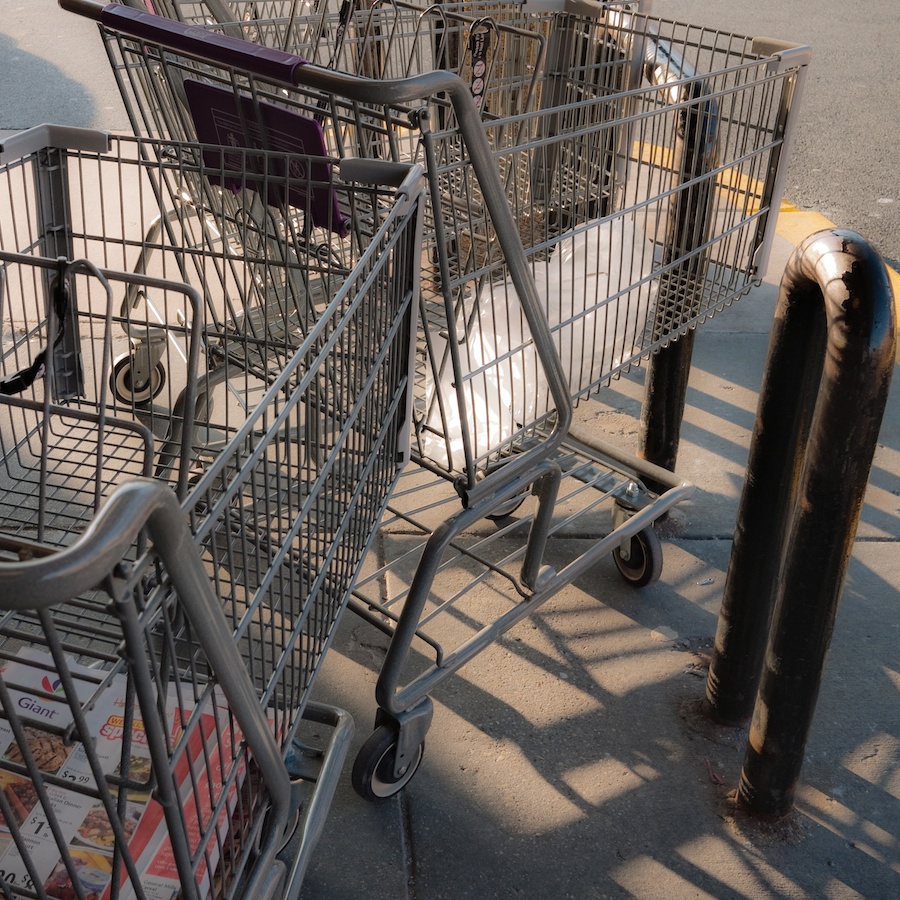 Shopping carts.