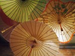 Decorative umbrellas.