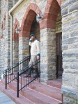 Costumed soldier, Harpers Ferry, WV