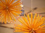 Decoration made with #2 pencils.