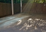Dappled, bounced, and refracted light.