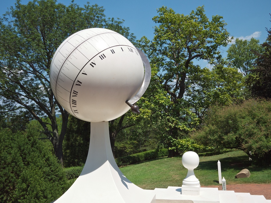 Sundial and cistern cap, Monticello, VA