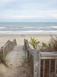 Stairs to the beach at Corolla, NC