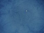 Half moon at sunrise, Key West.