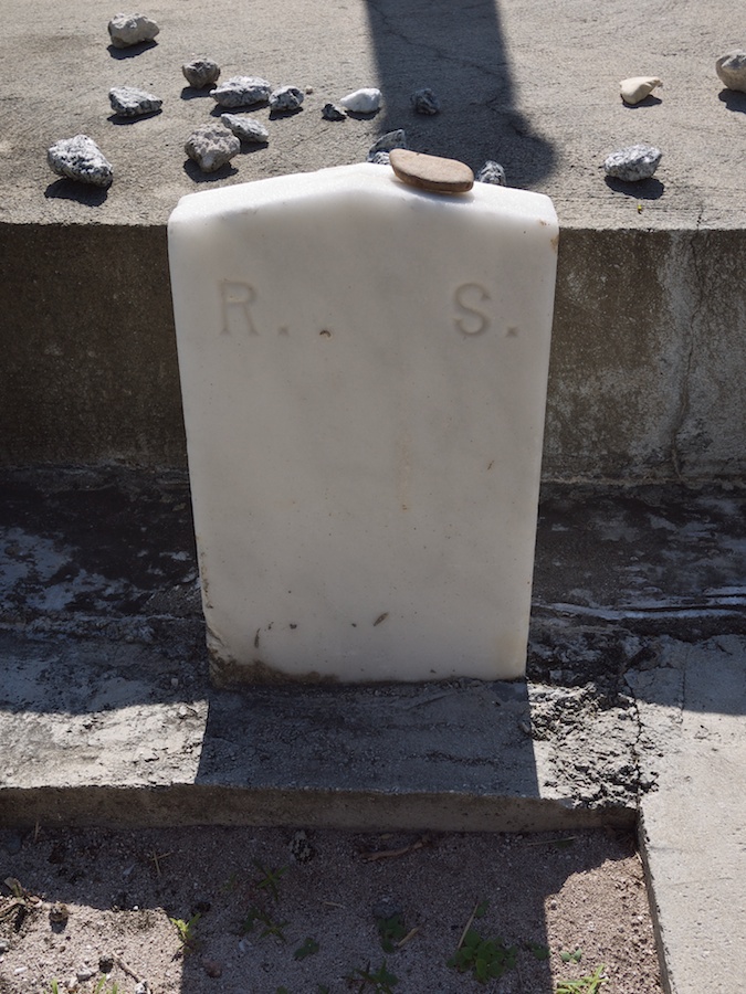 Small headstone, Jewish section, Key West Cemetery