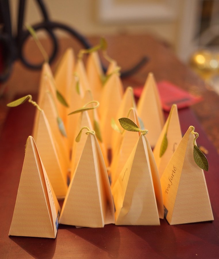 Deluxe individual packaged herbal teabags.