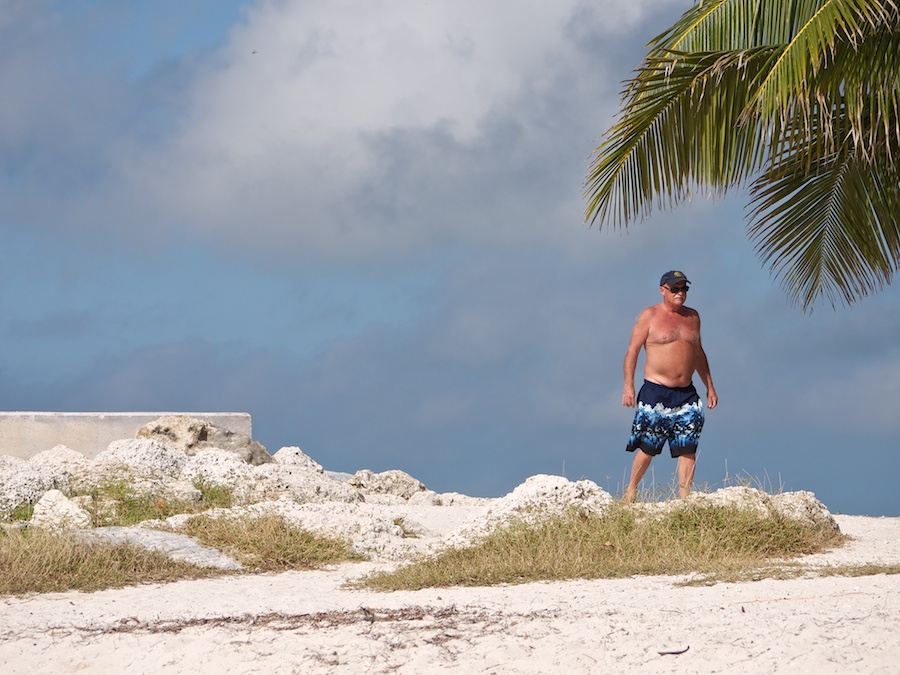 Older Man in bathing suit, Key West, FL