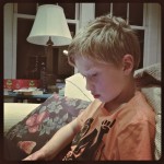 Portrait of a young boy.