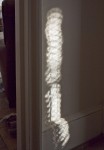 Light and shadow on the wall.