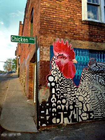 Wall mural, Asheville, NC