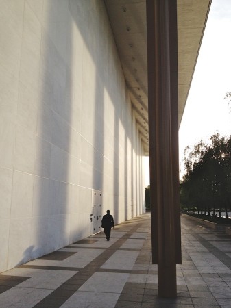 Kennedy Center before an evening performance, Washington, DC