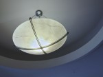 Ceiling light.