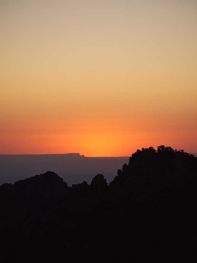 Sunset seen from Sandia Peak, ABQ, NM
