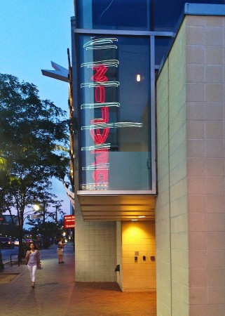 Reflected signage, Silver Spring, MD