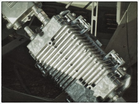 Something metal and functional-looking.