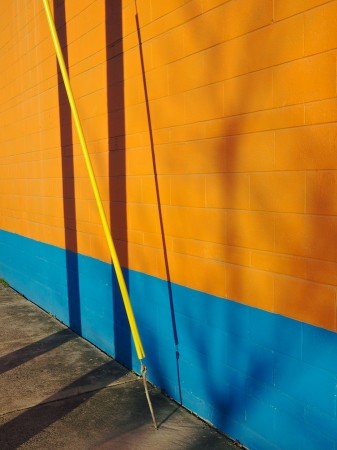 Color blocks and shadows, River Arts District, Asheville, NC