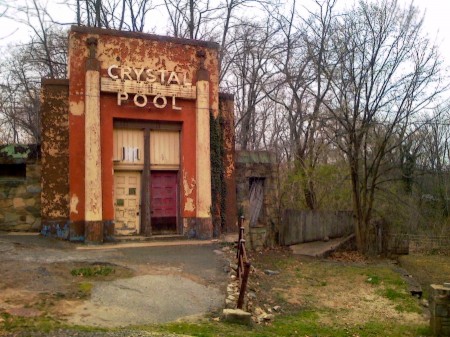 Crystal Pool, before restoration, Glen Echo Park, MD